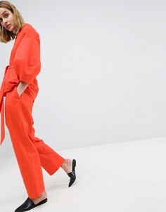 Брюки с заниженным шаговым швом ASOS WHITE - Красный