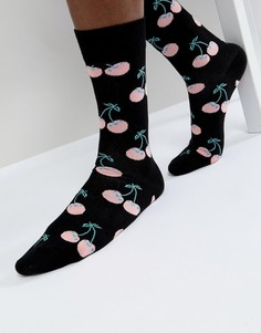 Носки с принтом Happy Socks - Черный