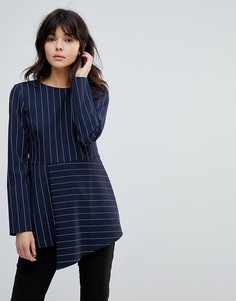 Топ в полоску с пуговицами ASOS - Мульти