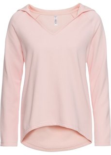 Свитшот покроя оверсайз (нежно-розовый) Bonprix