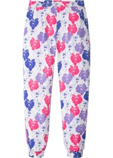 Брюки летние (ярко-розовый/лиловый с рисунком) Bonprix