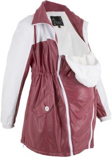 Куртка для будущих мам со вставкой для малыша (кленово-красный) Bonprix