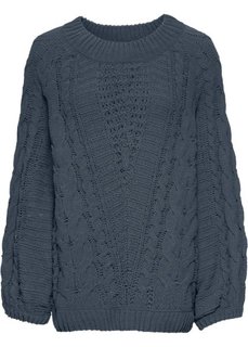 Пуловер (темно-серый) Bonprix