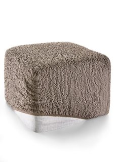 Чехол для пуфика Жатый (коричневый) Bonprix
