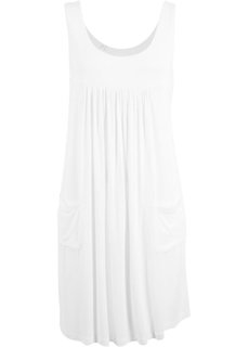 Платье-стретч (белый) Bonprix