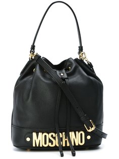 сумка-мешок с логотипом Moschino