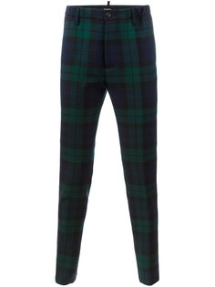 брюки в Шотландскую клетку Dsquared2