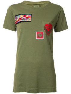 футболка с заплатками Mr &amp; Mrs Italy