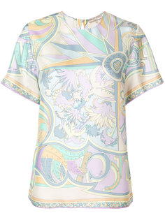 блузка с орнаментом Emilio Pucci