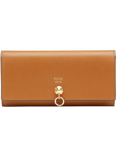 удлиненный кошелек с заклепкой Fendi