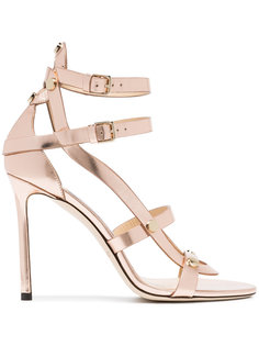 pink Motoko 100 leather sandals Jimmy Choo