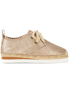 металлизированные эспадрильи Crosta See By Chloé