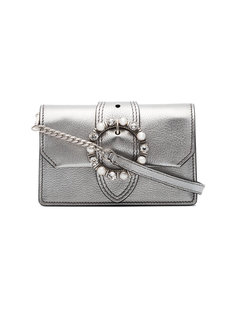 embellished leather shoulder bag  Miu Miu