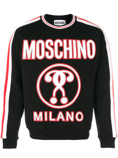 толстовка с вопросительными знаками Moschino