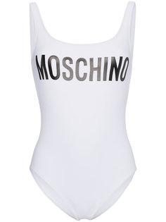 купальник с логотипом  Moschino