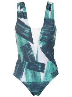 слитный купальник с принтом Mara Mac