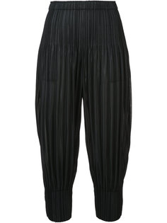 объемные укороченные плиссированные брюки Pleats Please By Issey Miyake