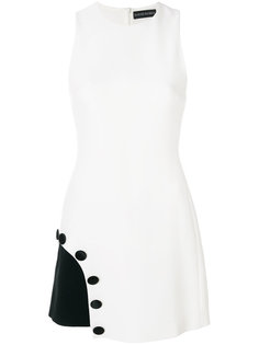 asymmetric cutout sleeveless dress David Koma