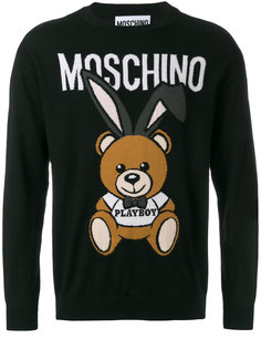 свитер Playboy bear Moschino