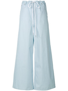 брюки-палаццо со шнурком  Mm6 Maison Margiela