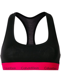 бюстгальтер с логотипом на резинке Calvin Klein