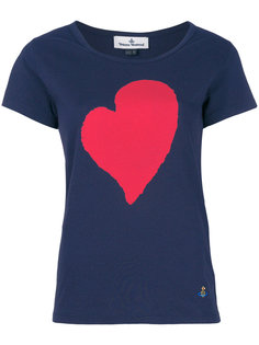 футболка с принтом сердца Vivienne Westwood