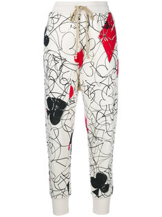 укороченные спортивные брюки с принтом Vivienne Westwood