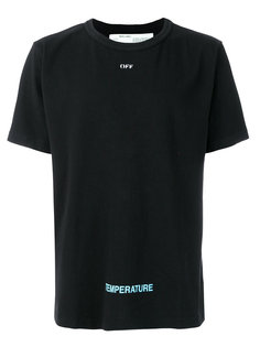 футболка с диагональными полосками Off-White