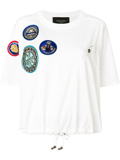 drawstring patched T-shirt Mr &amp; Mrs Italy