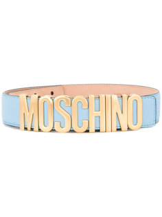 ремень с бляшкой-логотипом Moschino