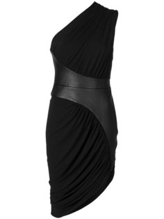 драпированное асимметричное платье  Alexander Wang