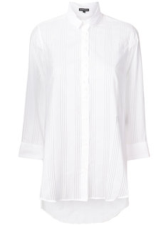 удлиненная рубашка в полоску Ann Demeulemeester