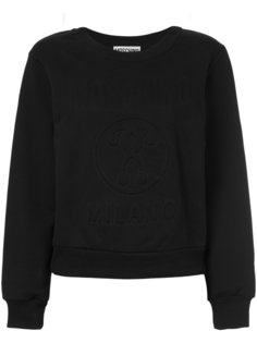 толстовка с рельефным логотипом Moschino