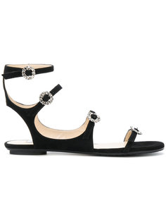 сандалии с пряжками декорированные кристаллами Jimmy Choo