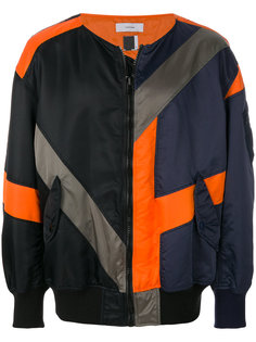 куртка-бомбер в стиле пэчворк Facetasm