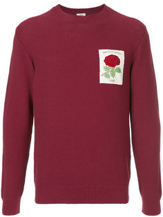 embroidered rose sweatshirt Kent & Curwen