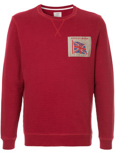 embroidered flag sweatshirt  Kent &amp; Curwen