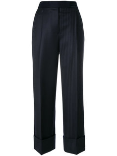 широкие брюки в полоску колор-блок  Thom Browne