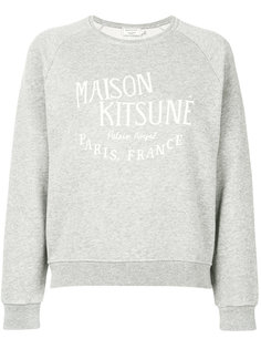 толстовка с принтом логотипа Maison Kitsuné