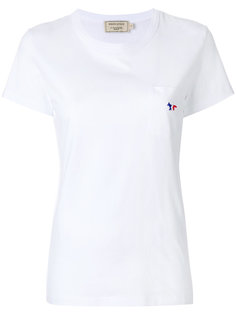 tricolor fox pocket T-shirt Maison Kitsuné