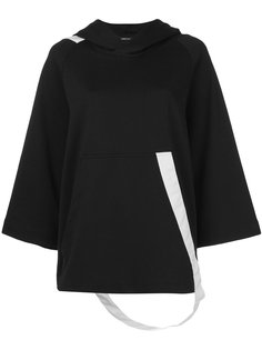 poncho-style hoodie Y-3
