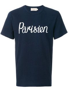 футболка Parisien Maison Kitsuné