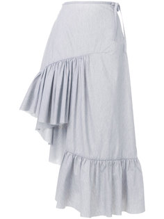 асимметричная юбка с оборками Marquesalmeida