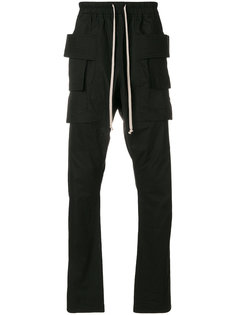 брюки с карманами в стиле "карго" Rick Owens DRKSHDW