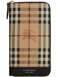 кошелек на молнии с узором в клетку Haymarket Burberry