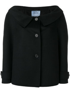 пиджак с открытыми плечами  Prada