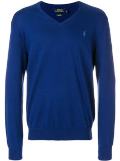 свитер с V-образным вырезом Polo Ralph Lauren