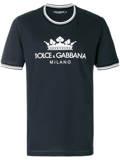 футболка с принтом логотипа Dolce &amp; Gabbana