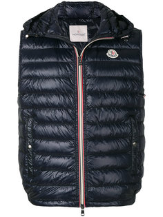 стеганый жилет с капюшоном  Moncler