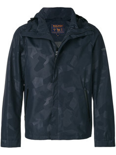 укороченное пальто с капюшоном Woolrich